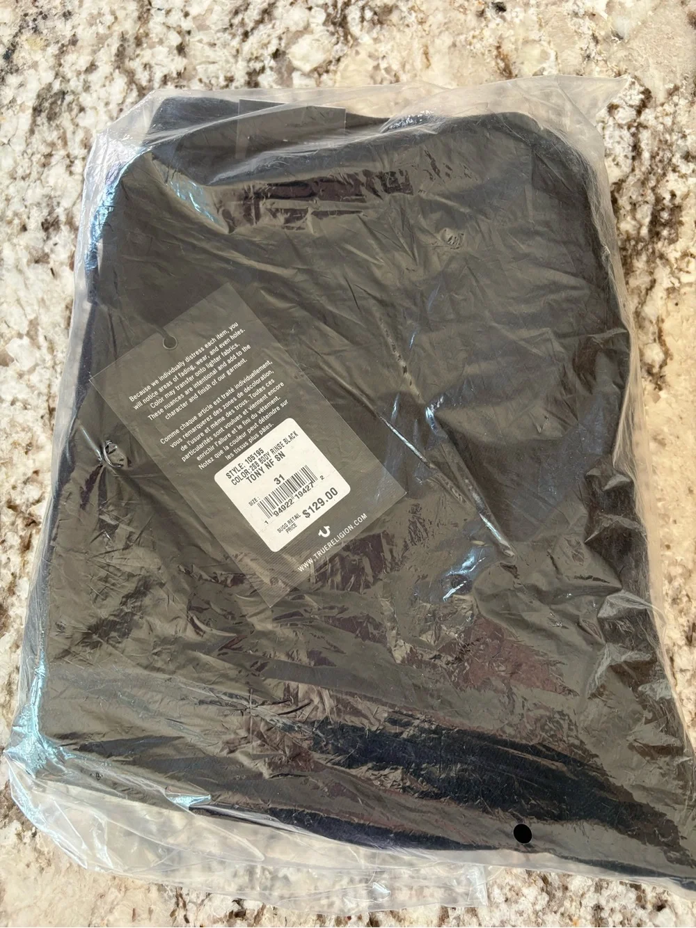 True Religion Tony Jeans - Black